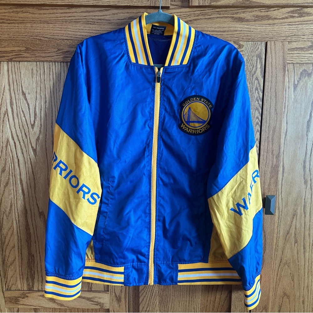 NBA Golden State Warriors blue/good track jacket - size Large